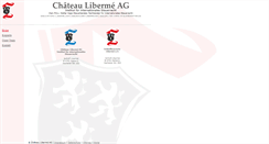 Desktop Screenshot of chateau-liberme.com
